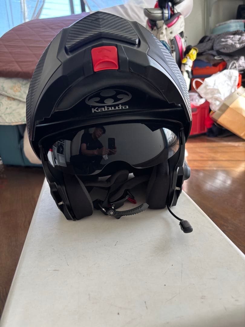 Kabuto システムヘルメット マットブラック　リュウキ