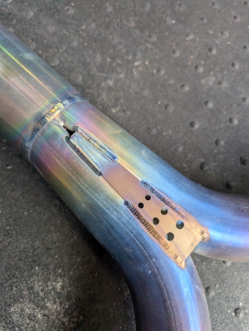 「aka86」アミューズ AMUSE　R1チタンフロントパイプ