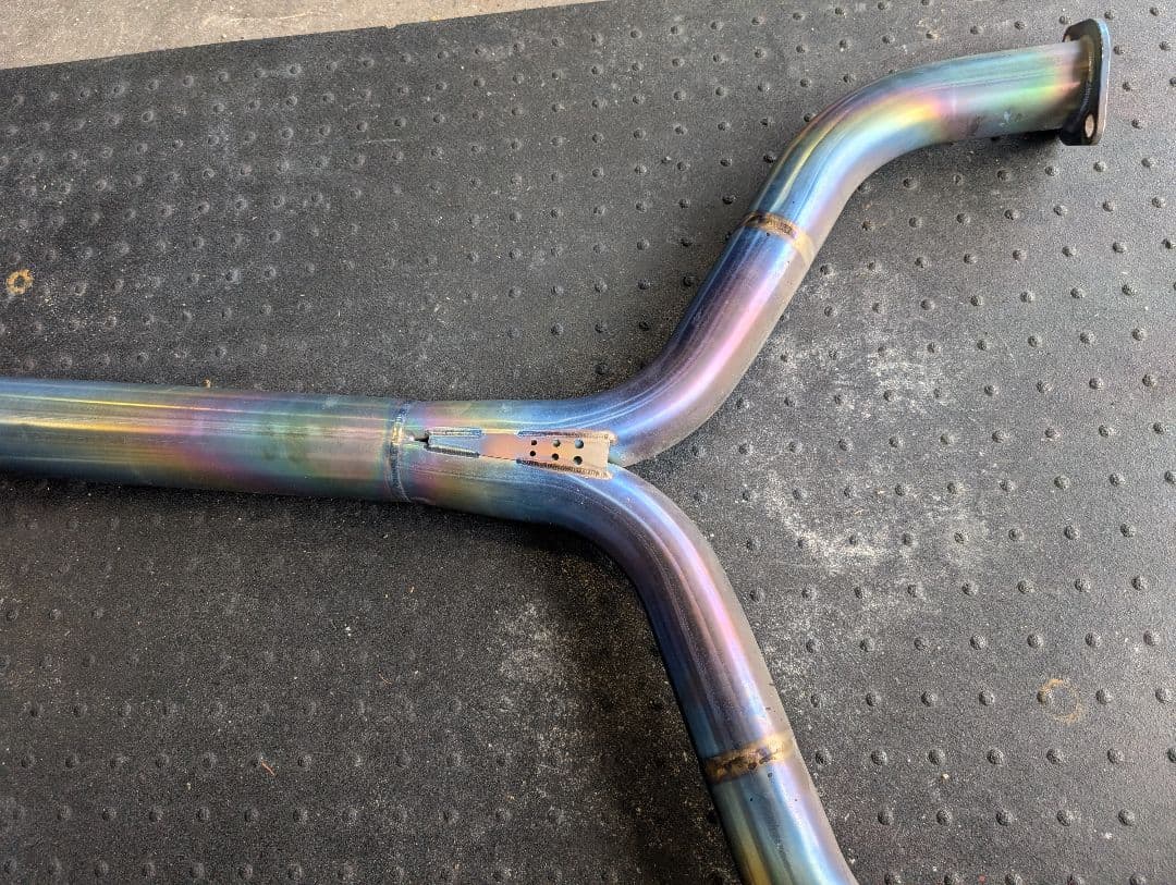 「aka86」アミューズ AMUSE　R1チタンフロントパイプ