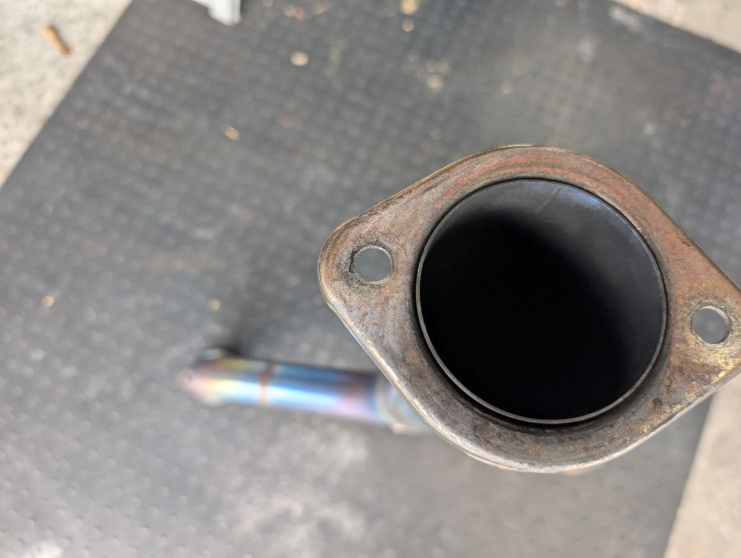 「aka86」アミューズ AMUSE　R1チタンフロントパイプ