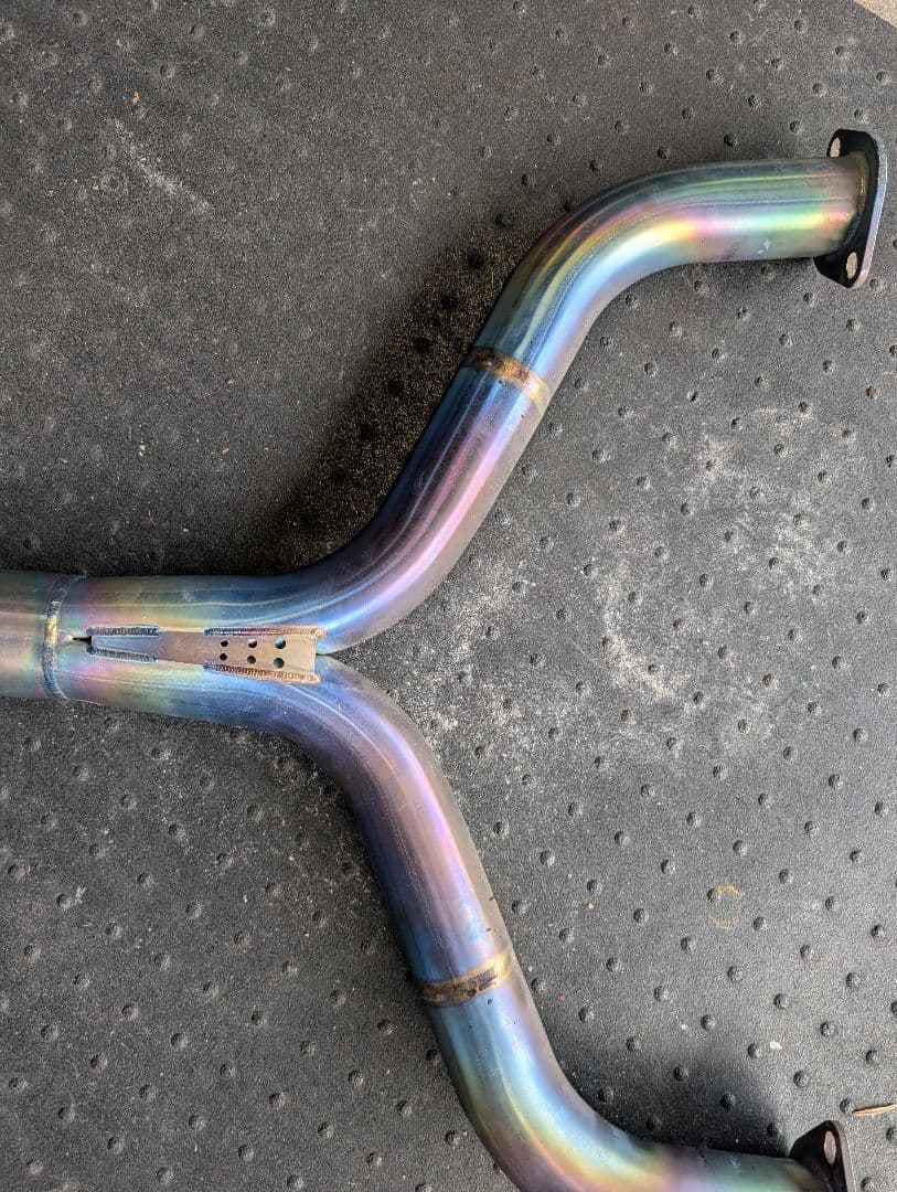 「aka86」アミューズ AMUSE　R1チタンフロントパイプ