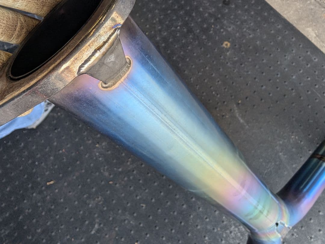 「aka86」アミューズ AMUSE　R1チタンフロントパイプ