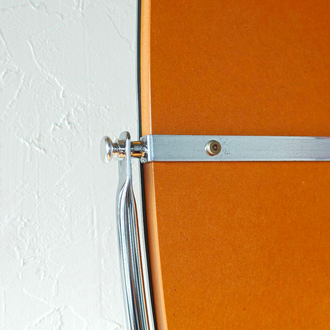 【80s】アスプルンド　アロー　スタンドミラー　オーバル　スペースエイジ　取説付