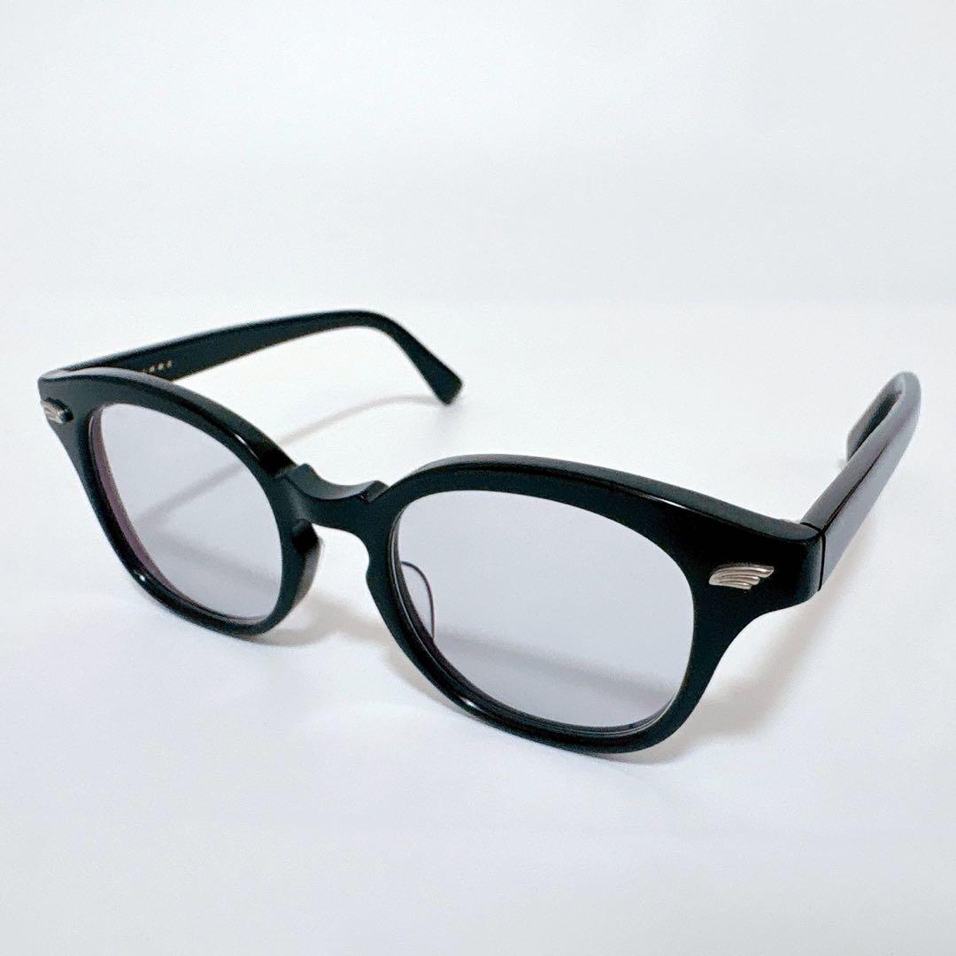 白山眼鏡店 WEEPS LARGE サングラス メガネ グレー×ブラック 日本製