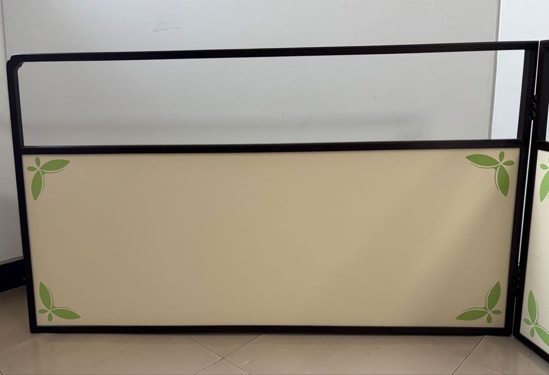 向蝶 枠付 風炉先屏風 茶道具