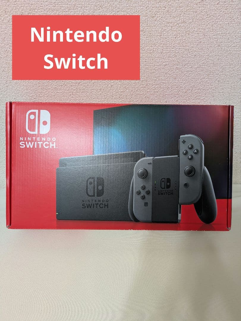 【初期化済】Nintendo Switch 本体 グレー Joy-Con付き