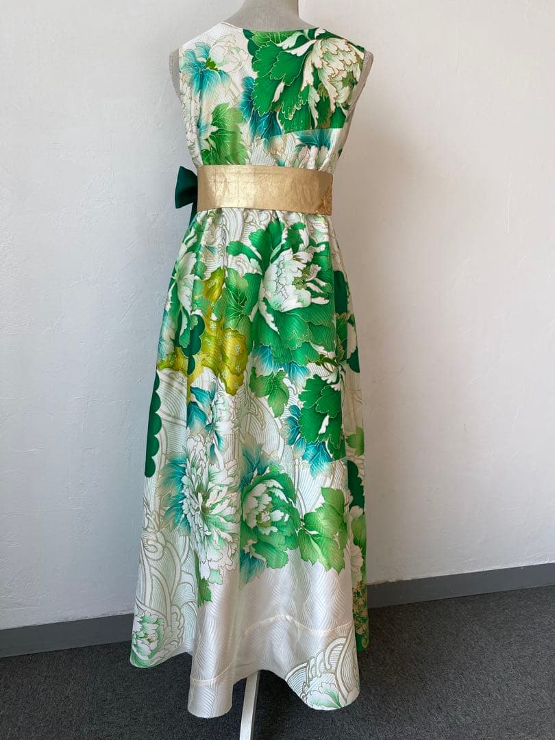 3237 着物　リメイク　ドレス　ワンピース