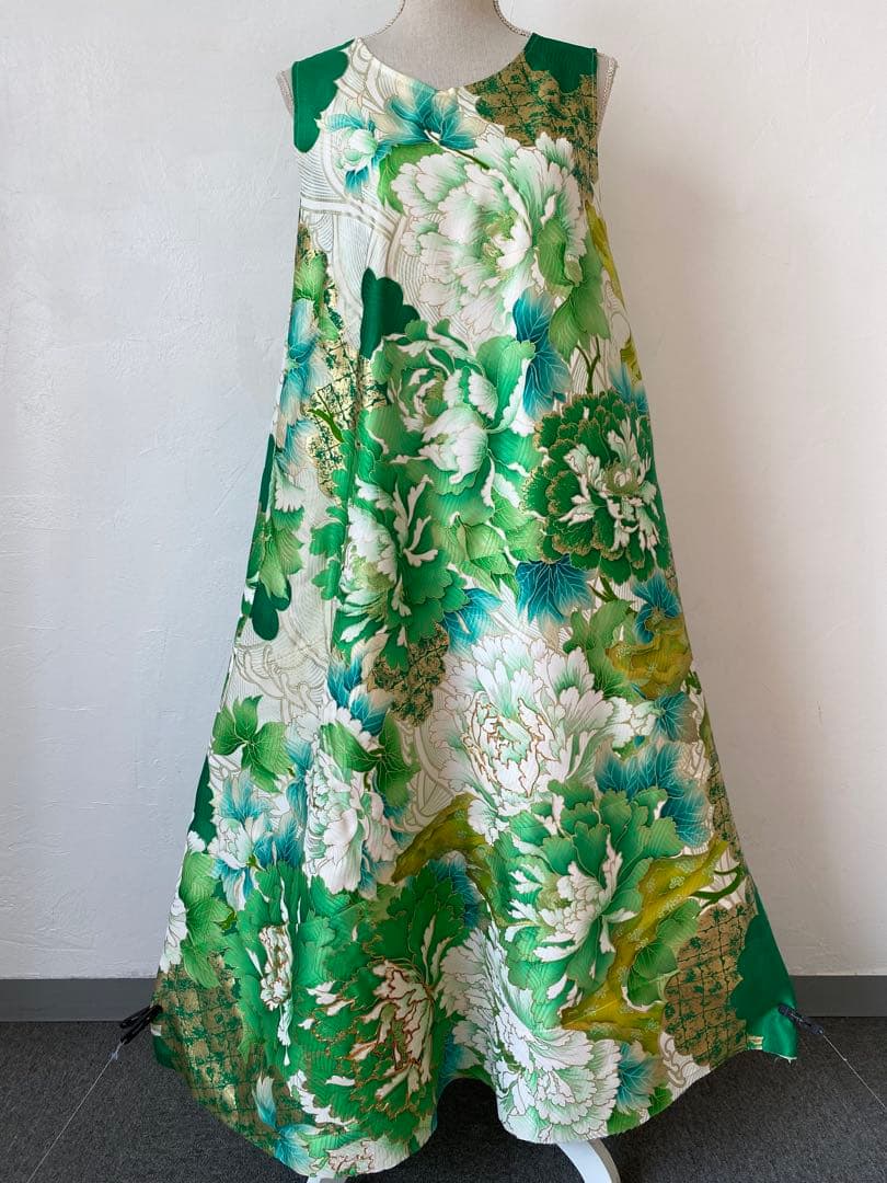 3237 着物　リメイク　ドレス　ワンピース