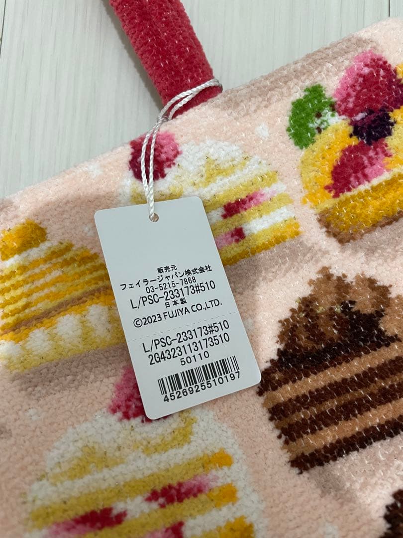 【新品未使用・タグ付き】フェイラーFEILER/ペコちゃん/バッグ/スイーツ柄