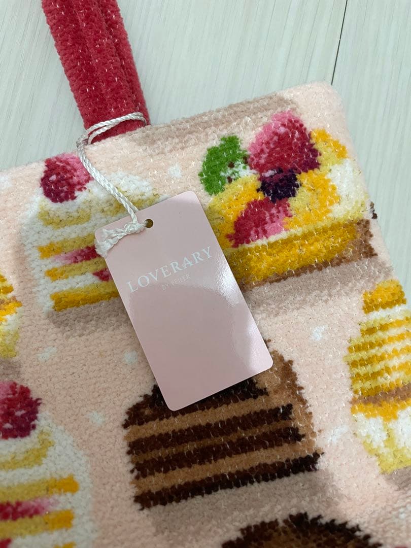 【新品未使用・タグ付き】フェイラーFEILER/ペコちゃん/バッグ/スイーツ柄