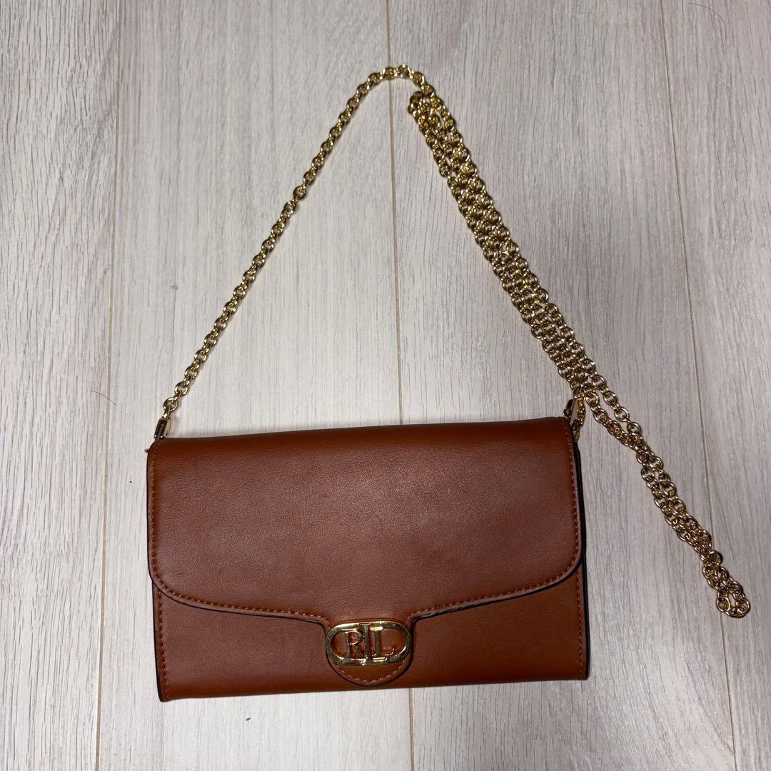 極美品！お財布 ショルダーバッグ チェーン ラルフローレン