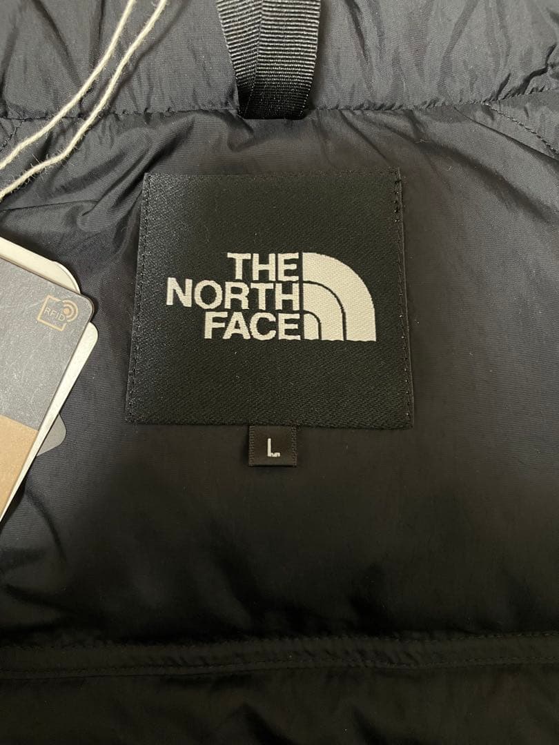 THE NORTH FACE ヌプシ　ブラック ダウンベスト L