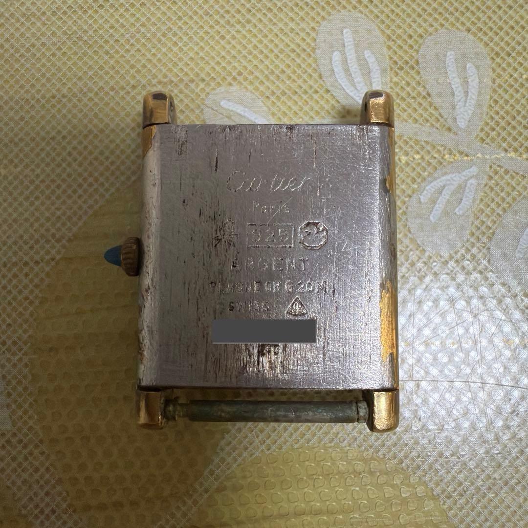 カルティエ マストタンク　ブラック　ジャンク品