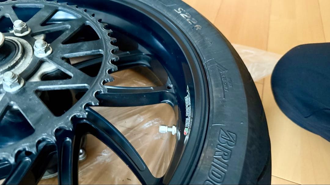 【さだきち】ZX25R ゲイルスピード アルミ鋳造ホイール 前後