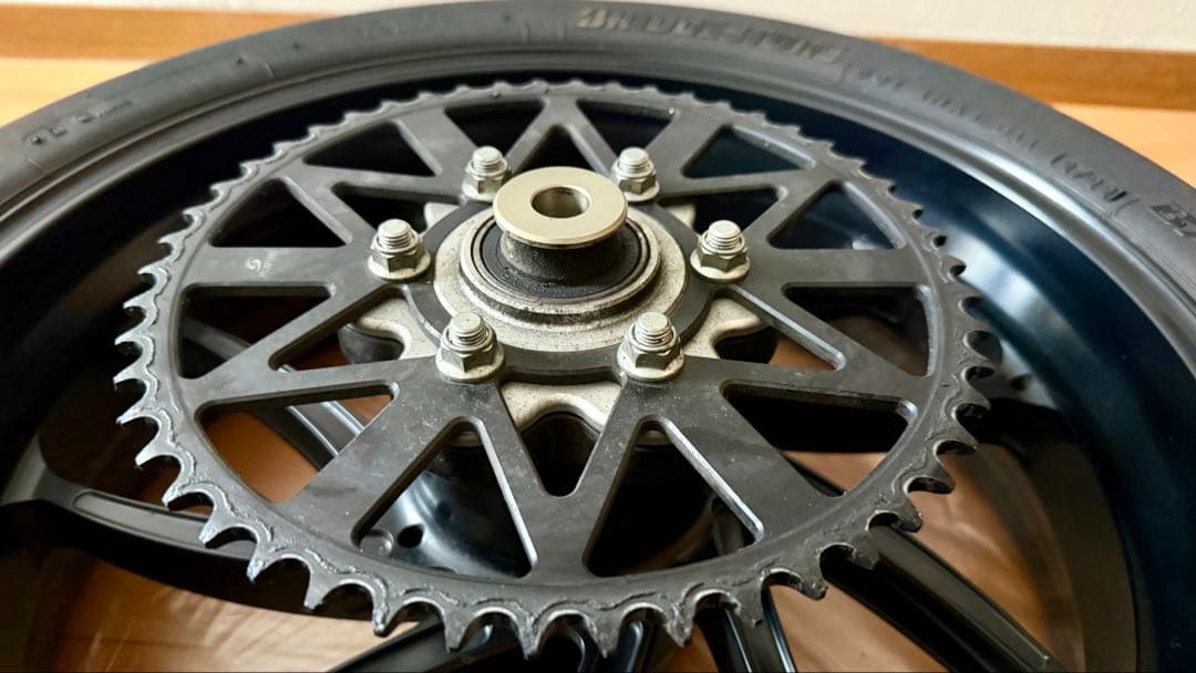 【さだきち】ZX25R ゲイルスピード アルミ鋳造ホイール 前後