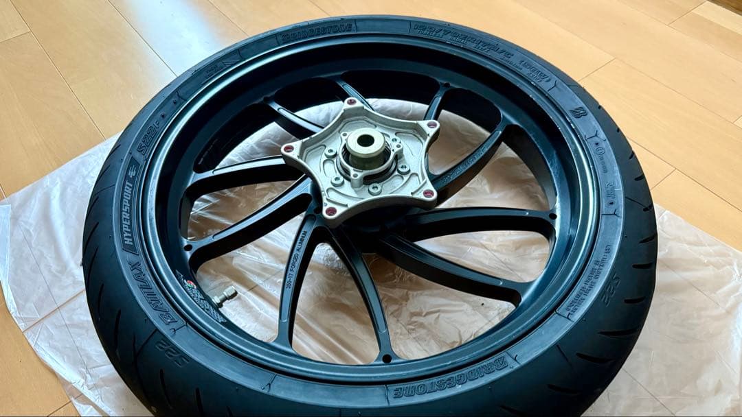 【さだきち】ZX25R ゲイルスピード アルミ鋳造ホイール 前後