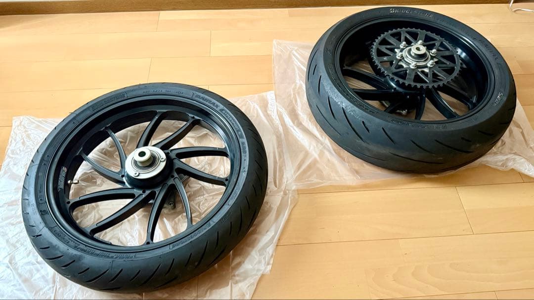 【さだきち】ZX25R ゲイルスピード アルミ鋳造ホイール 前後