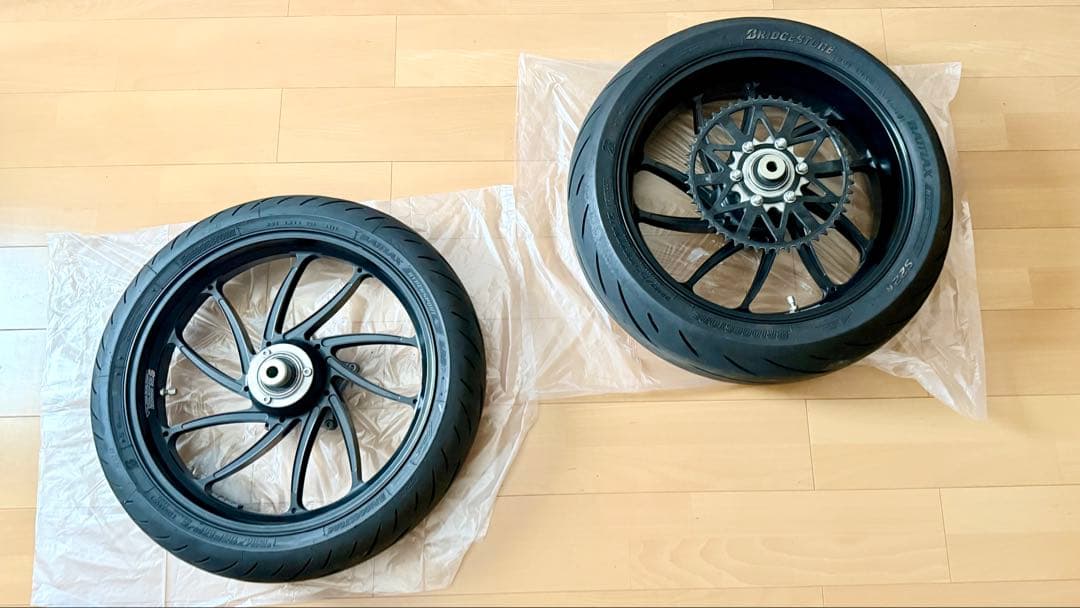 【さだきち】ZX25R ゲイルスピード アルミ鋳造ホイール 前後