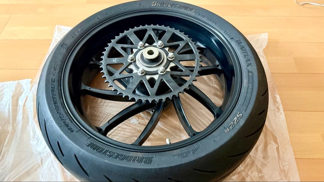 【さだきち】ZX25R ゲイルスピード アルミ鋳造ホイール 前後