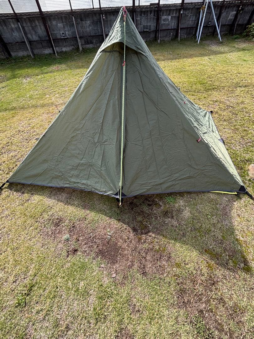1人用ソロピラミッド型テントセット