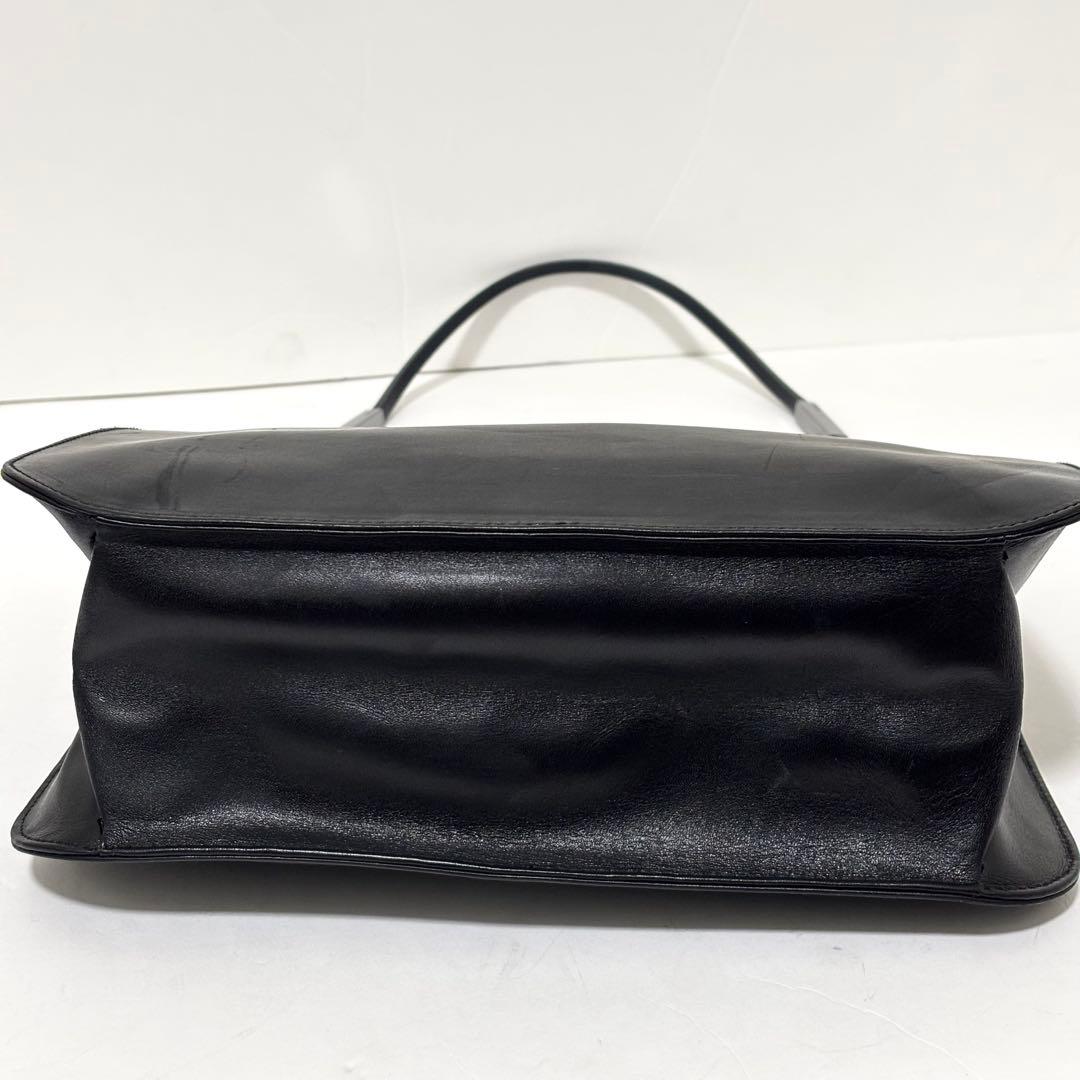 希少 美品 GUCCI ワンショルダー バッグ レザー ブラック 自立