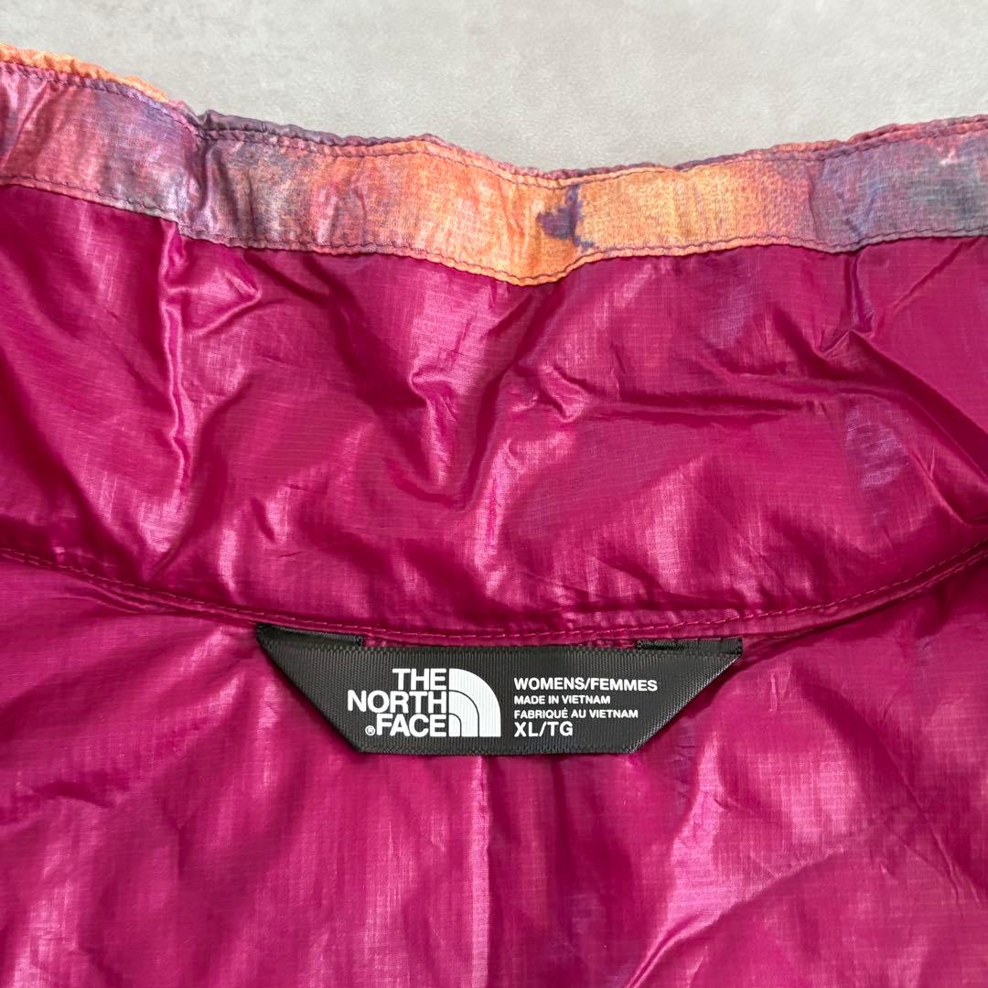 ザノースフェイス サーモボール ダウンベスト 美品 タイダイ柄 【XL】