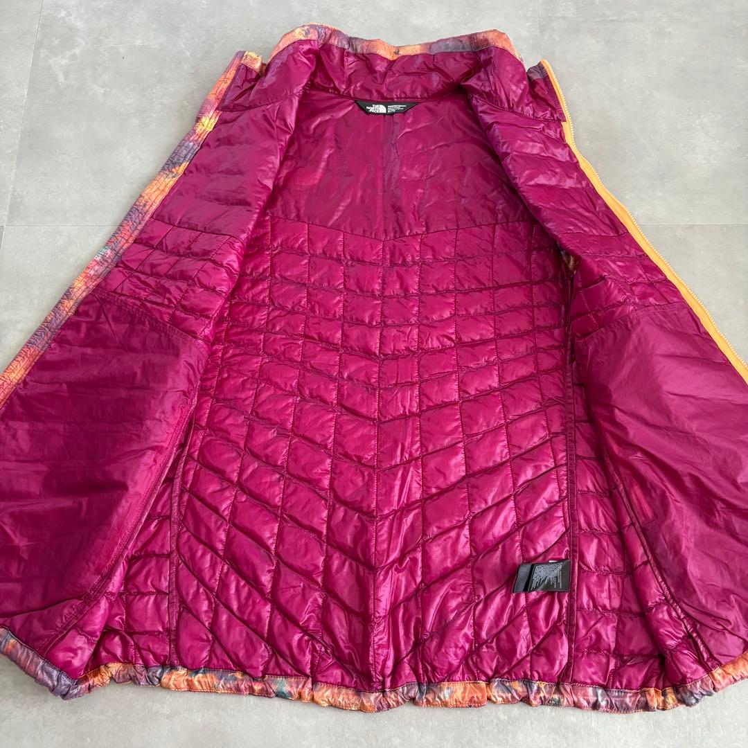 ザノースフェイス サーモボール ダウンベスト 美品 タイダイ柄 【XL】