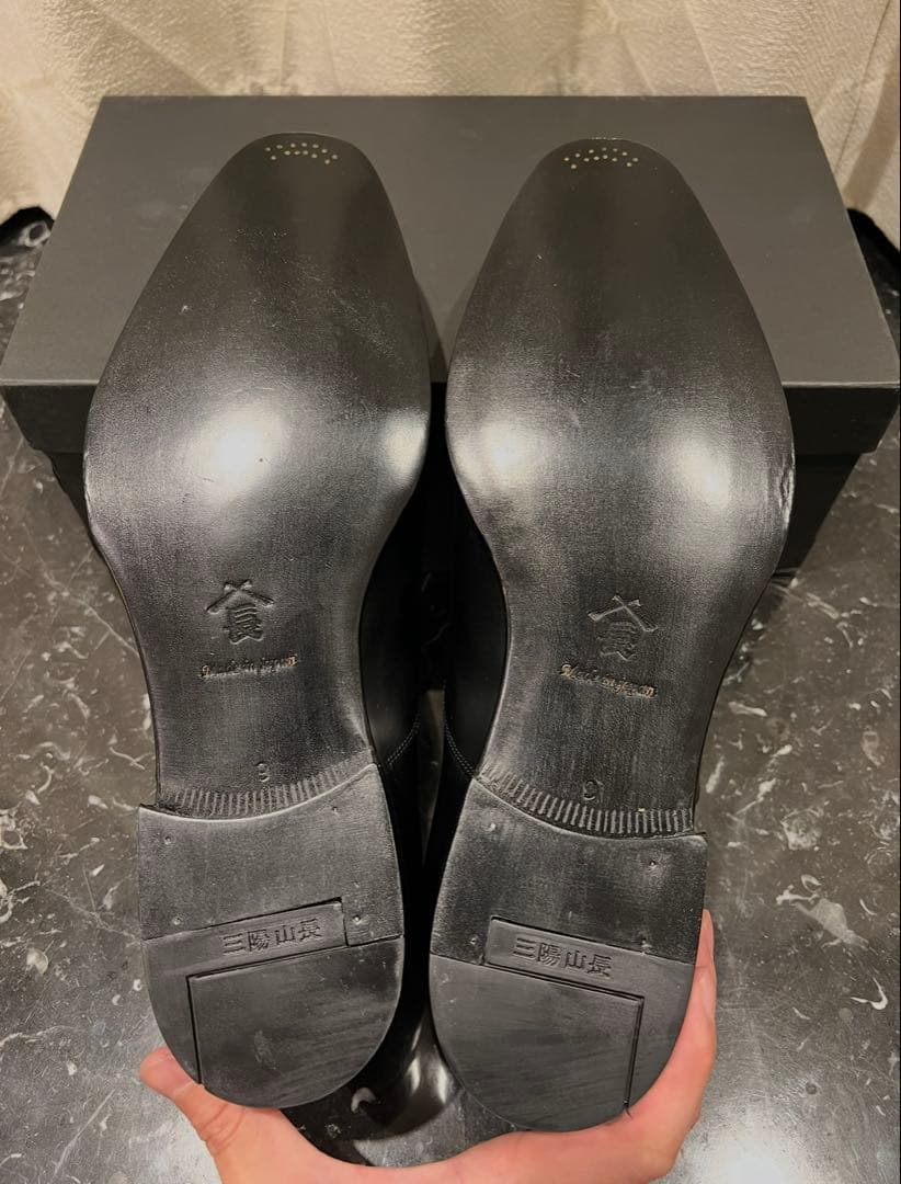 三陽山長 友也 ストレートチップ フォーマル サイズ90 27.0cm