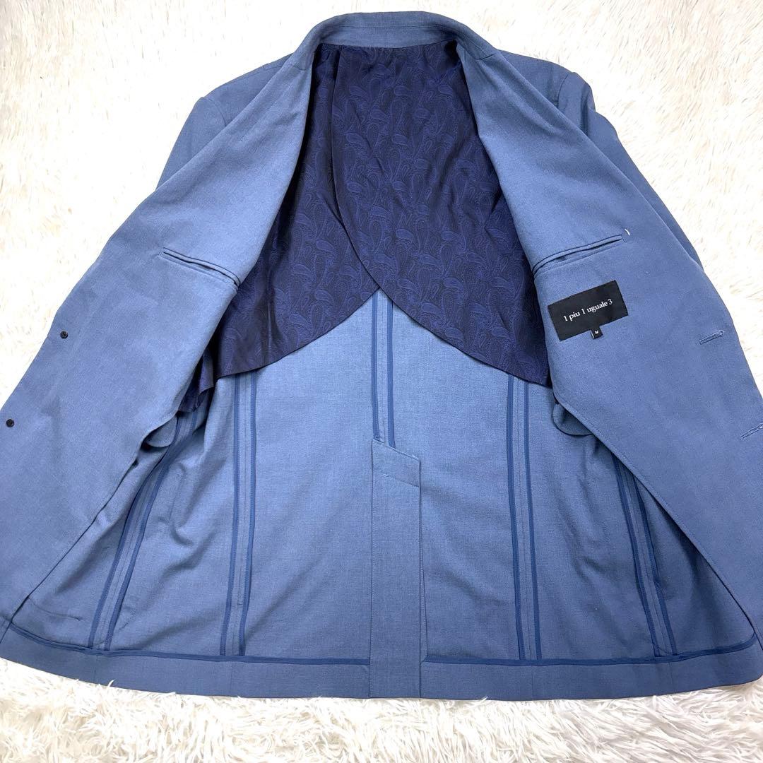 1piu1uguale3 コンフォート スーツ 上下 ストレッチ ブルー IV