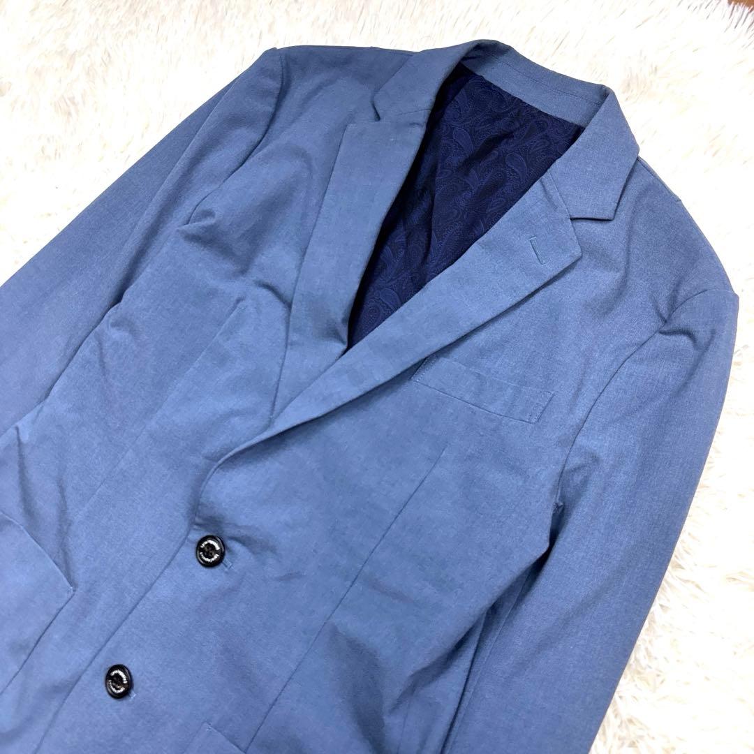 1piu1uguale3 コンフォート スーツ 上下 ストレッチ ブルー IV