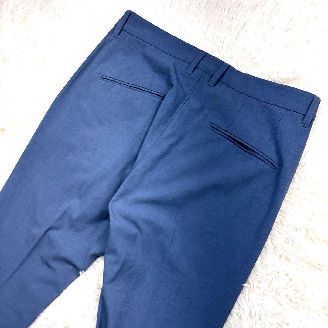 1piu1uguale3 コンフォート スーツ 上下 ストレッチ ブルー IV