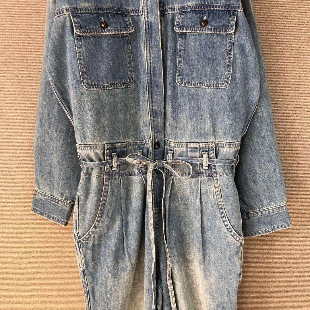 BEARDSLEY デニムコンビネゾン F ブルー