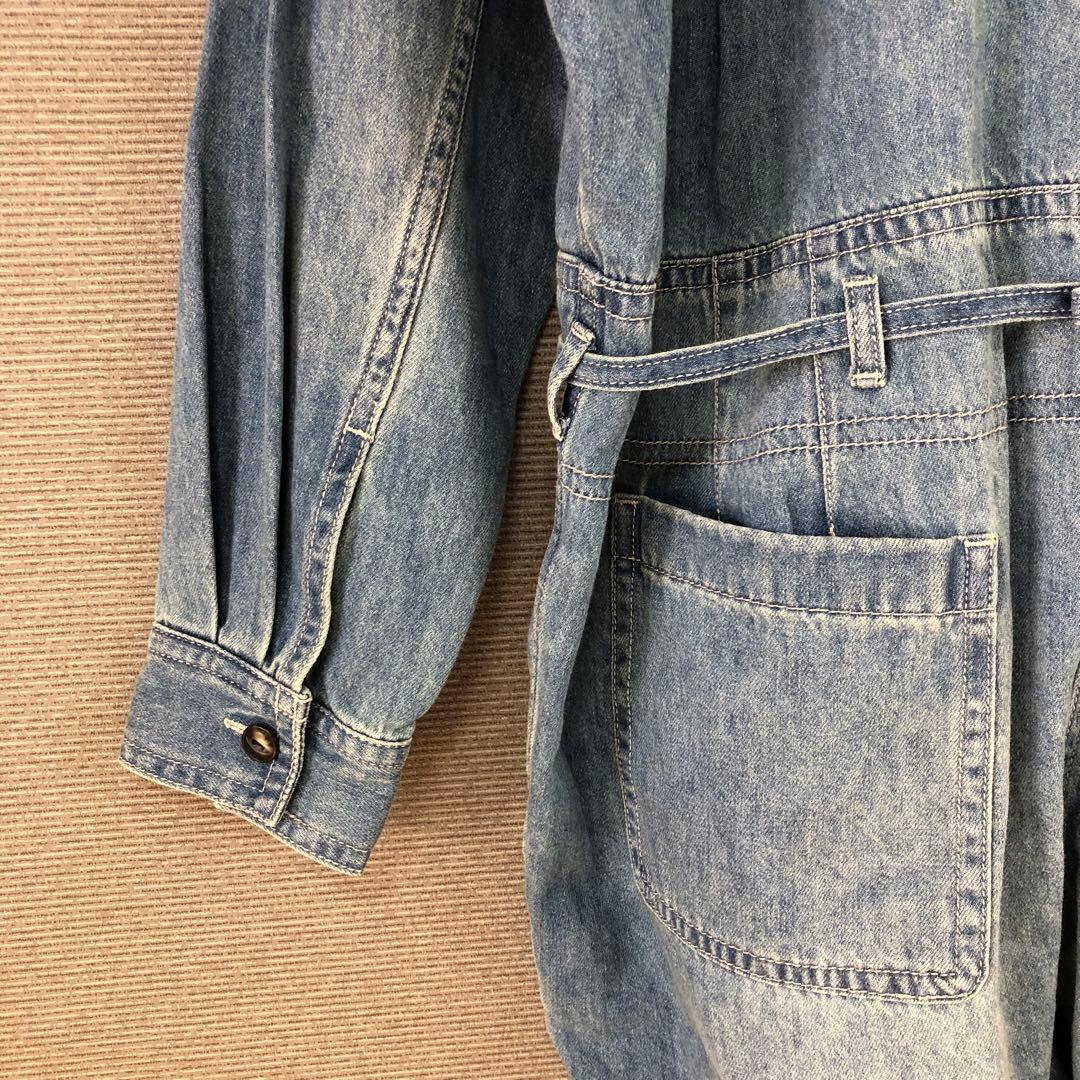 BEARDSLEY デニムコンビネゾン F ブルー