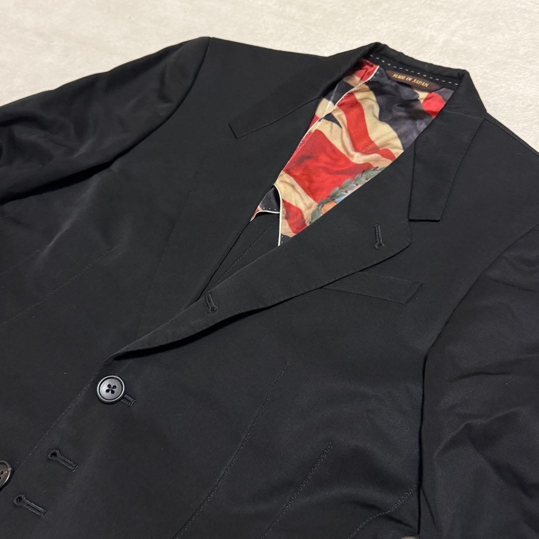 美品　ポールスミスコレクション　セットアップ　S 黒　イギリス国旗