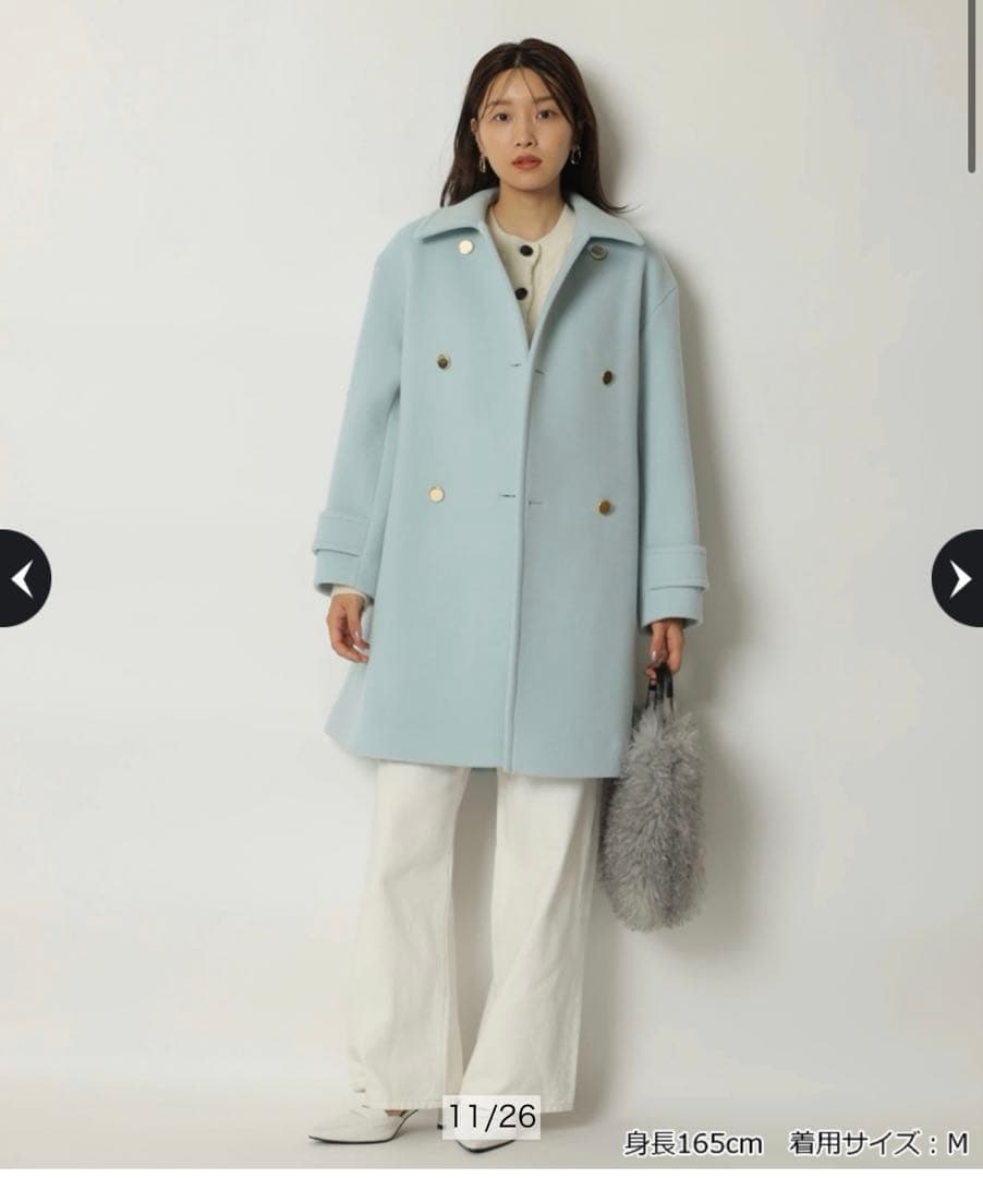 新品タグ付きジャスグリッティースタンダードPコート.アプワイザーリッシェ