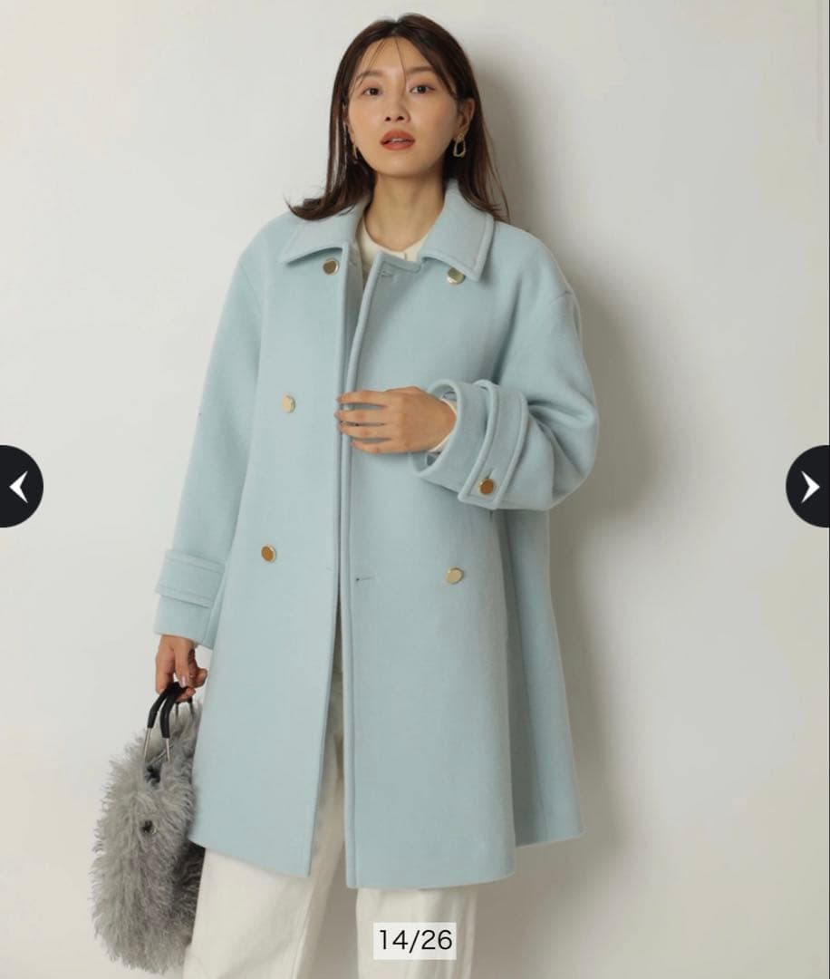 新品タグ付きジャスグリッティースタンダードPコート.アプワイザーリッシェ