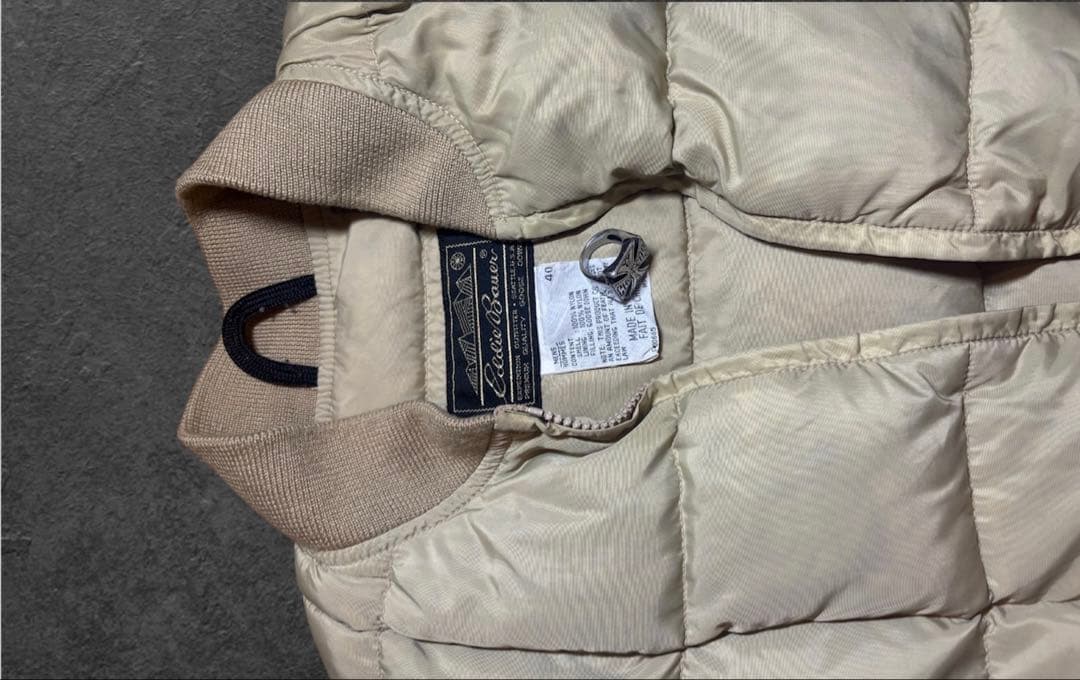 70s 80s Eddie Bauer 黒タグ グースダウンベスト