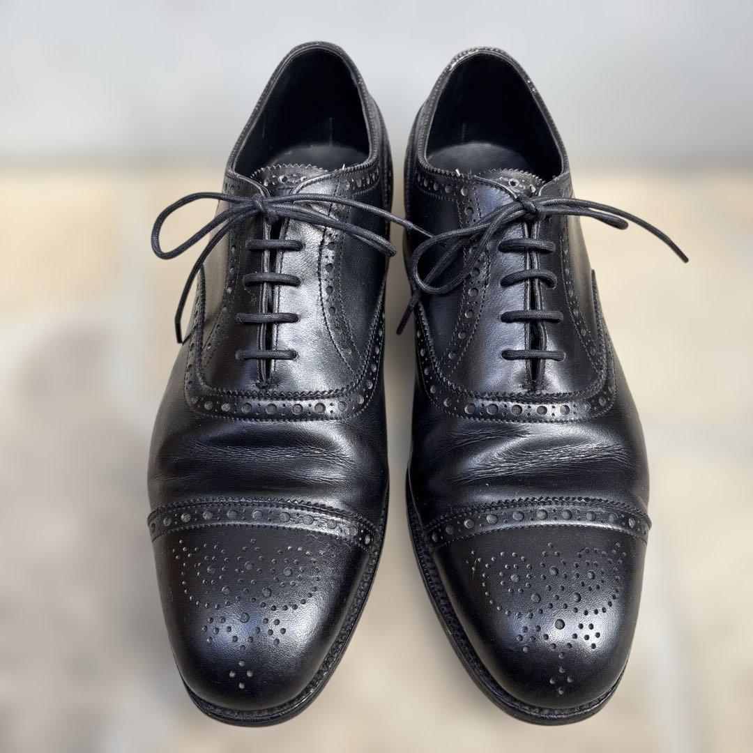 旧工場製 エドワードグリーン ワイルドスミス別注 カドガン カーフ 黒 高級靴