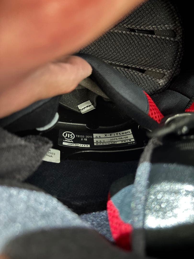 SHOEI フルフェイスヘルメット ホワイト　X-fifteen