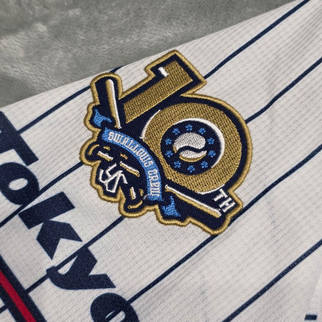 ヤクルトスワローズ　高津臣吾　ユニフォーム　XL　マジェスティック　白　野球