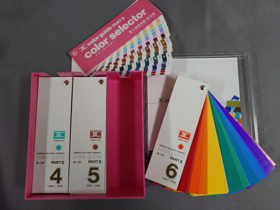 DIC　大日本インキ化学　カラーガイド　パートII　第4版　4.5.6