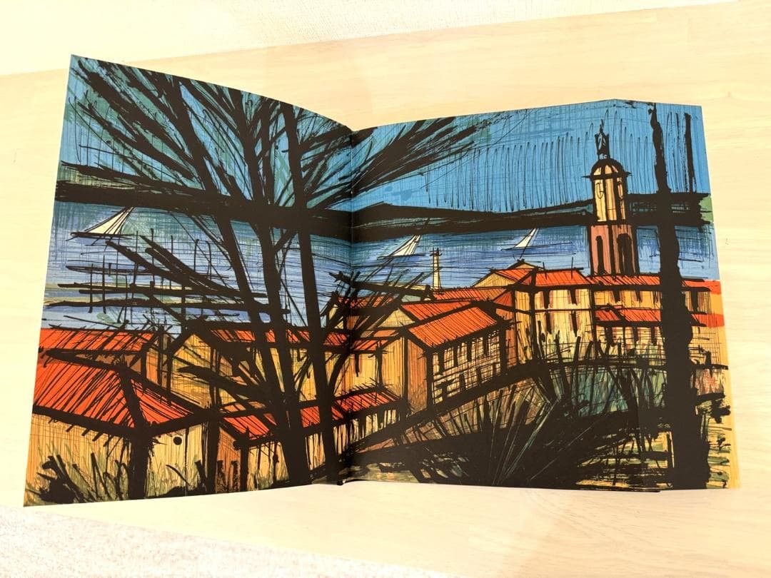 貴重　ベルナール・ビュッフェ　リトグラフ　画集　革装丁 新品同様　NO２