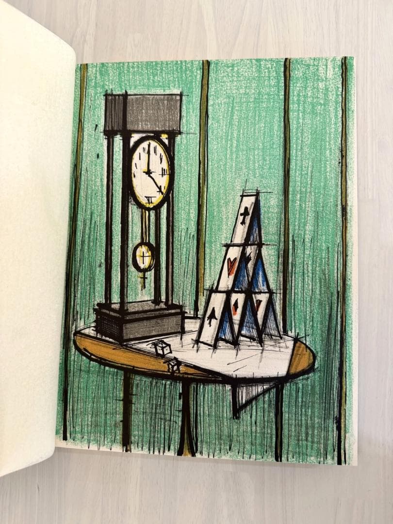 貴重　ベルナール・ビュッフェ　リトグラフ　画集　革装丁 新品同様　NO２