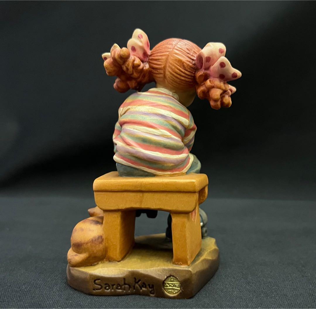 メ*ん様 【限定品】ANRI アンリ人形 Sarah Kay「少女と仔猫」サラ・