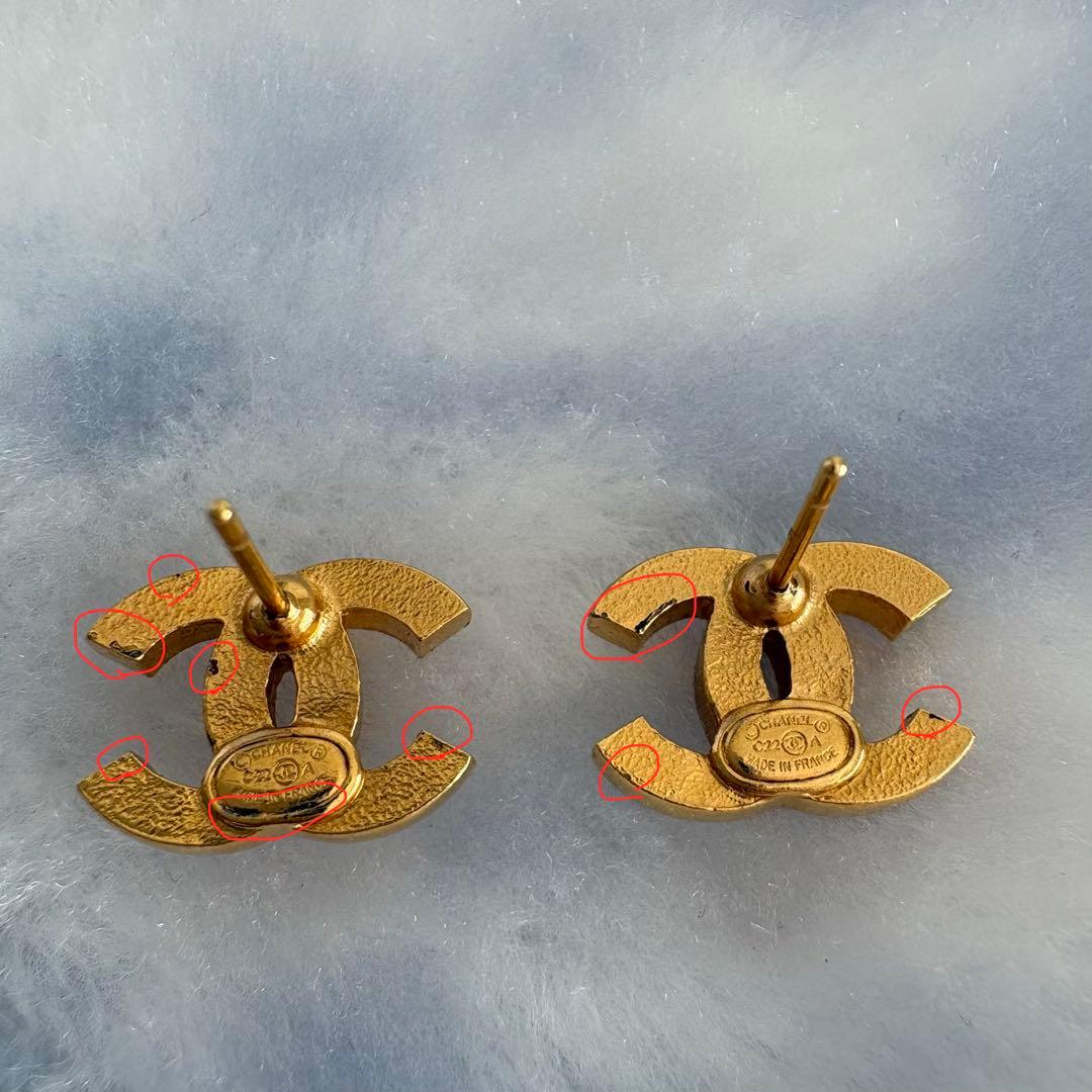 CHANEL ココマーク　ピアス　キャッチなし