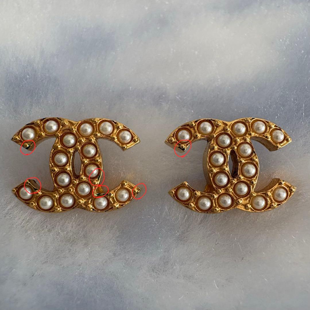 CHANEL ココマーク　ピアス　キャッチなし
