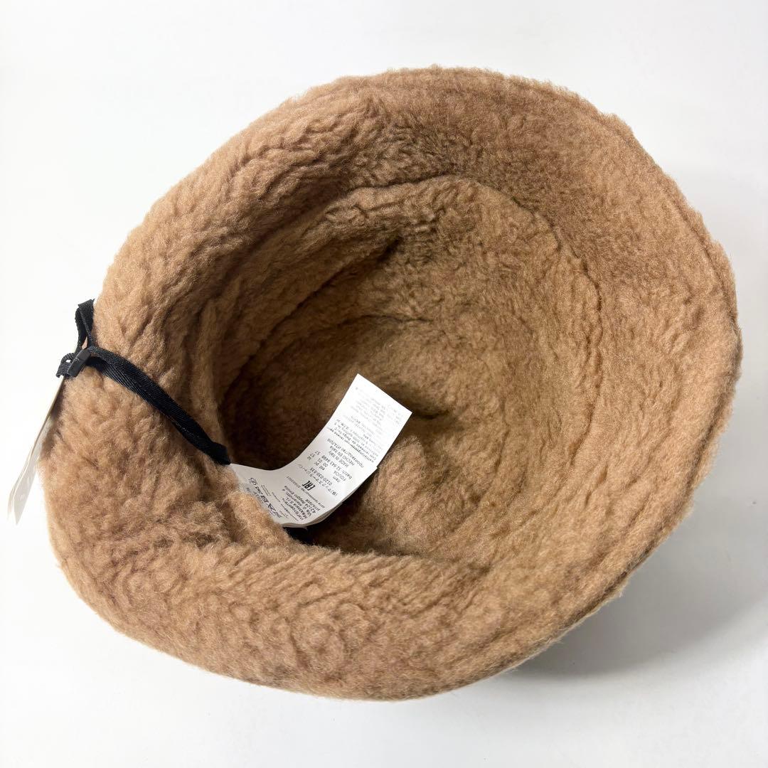 マックスマーラ　MaxMara テディベア　キャメル　未使用品　バケットハット.