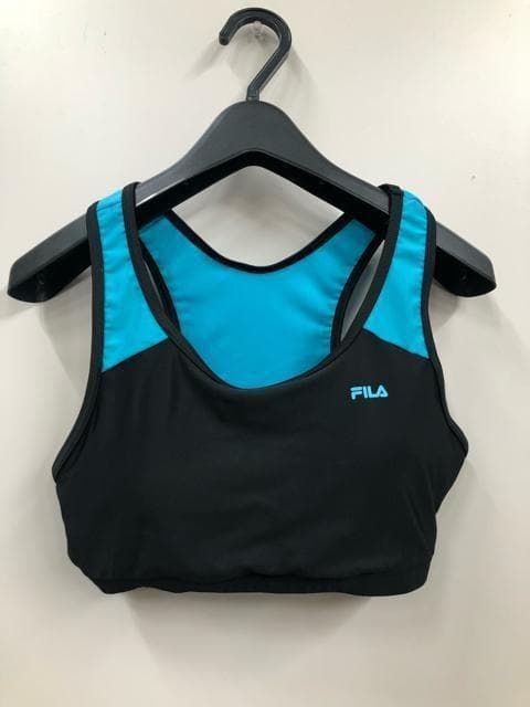 新品☆LL♪黒系ブルー系♪FILA水着4点セット♪長袖レギンス☆g500