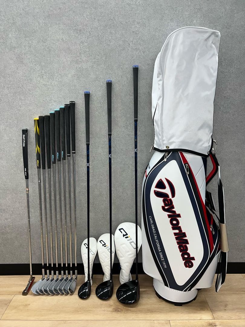 ゴルフクラブ メンズ セット テーラーメイド Qi10 MAX 初心者 中古