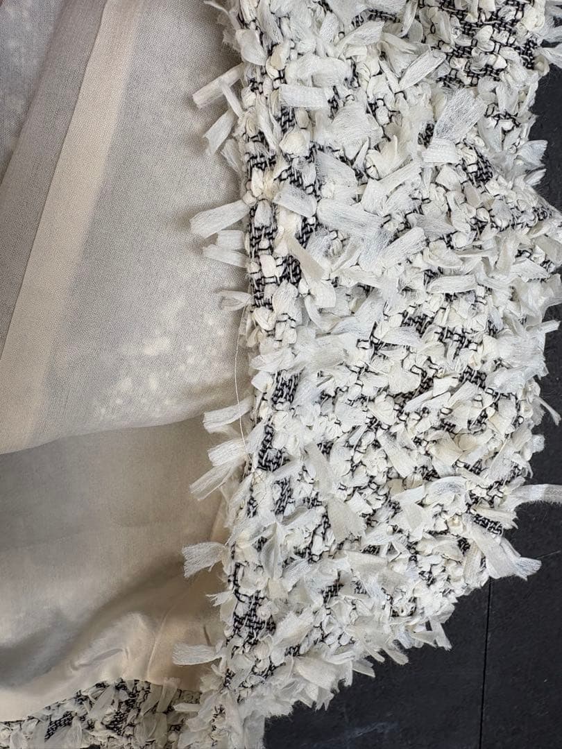 美品　EFFE BEAMS カラミリボン ブラウス